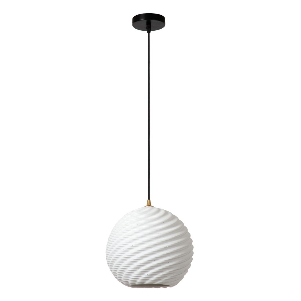 Lucide Design hanglampBina enkel Ø 25cm wit - 13451/25/31
